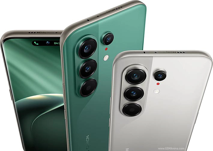 Tecno Camon 50 Ultra design with triple camera setup green and silver colors